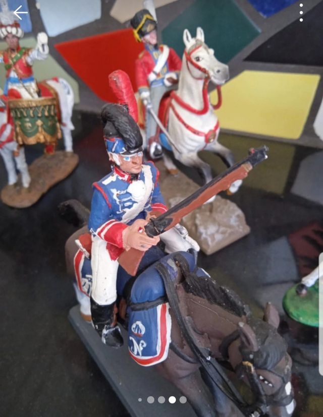 Soldatini piombo a cavallo