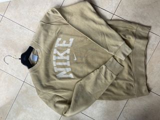 Felpa Nike Beige Uomo