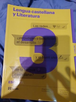 Lengua castellana y Literatura 3 ESO LOMLOE