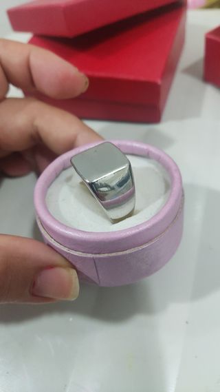 Anillo Sello Hombre Liso 