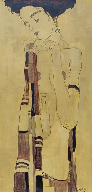 Copia óleo Egon Schiele
