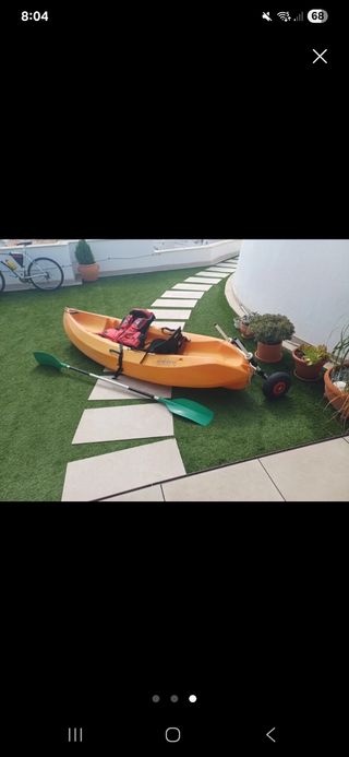 Kayak Rigido para una persona.