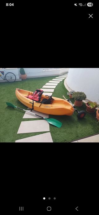 Kayak Rigido para una persona.