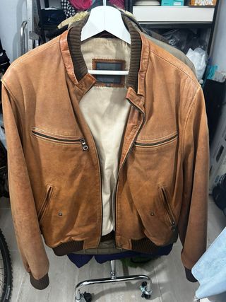Chaqueta de Piel natural Marrón