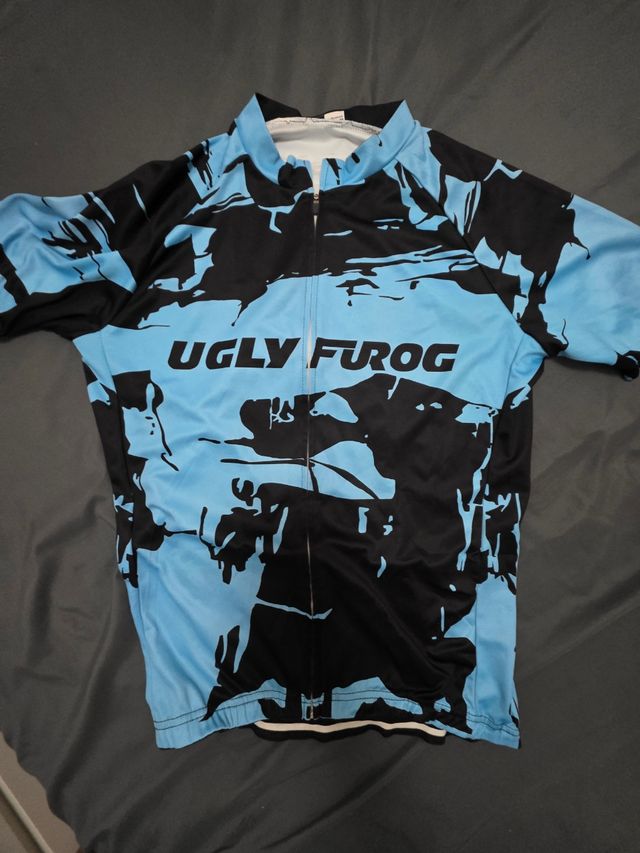 Maillot Ciclismo Ugly Frog Azul/Negro