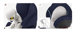 Silla Cybex Gold con y sin ISOFIX  + protector