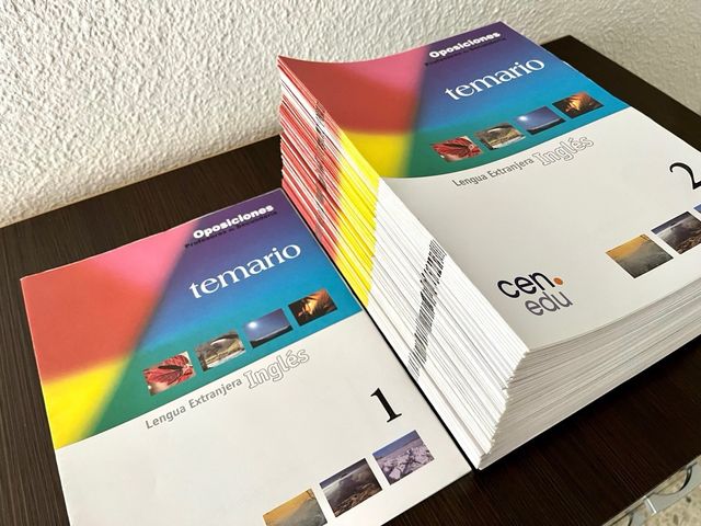 Temario CEN oposición Secundaria Inglés