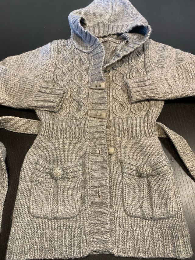 Giacca bambina lana 4/5 anni