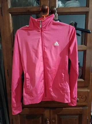 Chaqueta Adidas Rosa Mujer Vintage Talla S-M