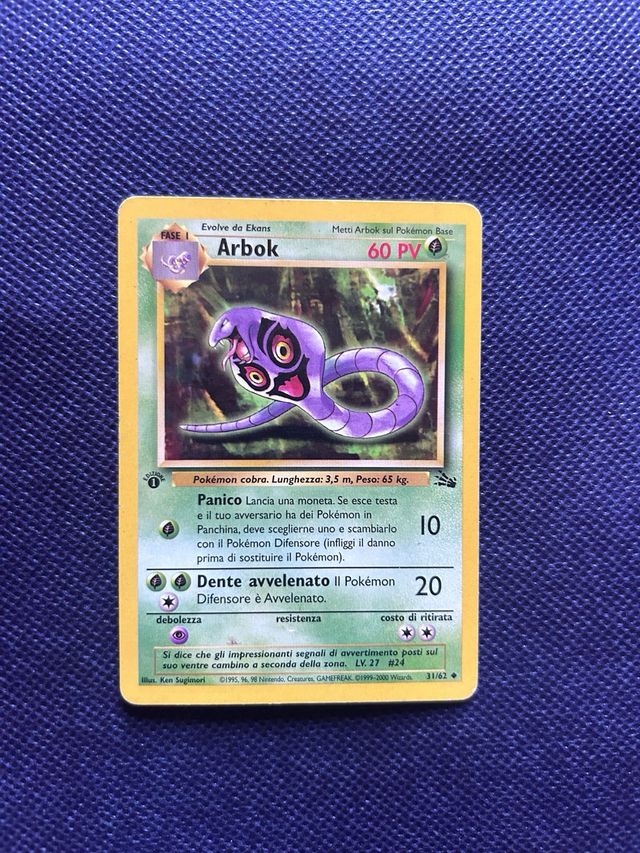 Lotto Carte Pokemon Vintage 1 Ed.