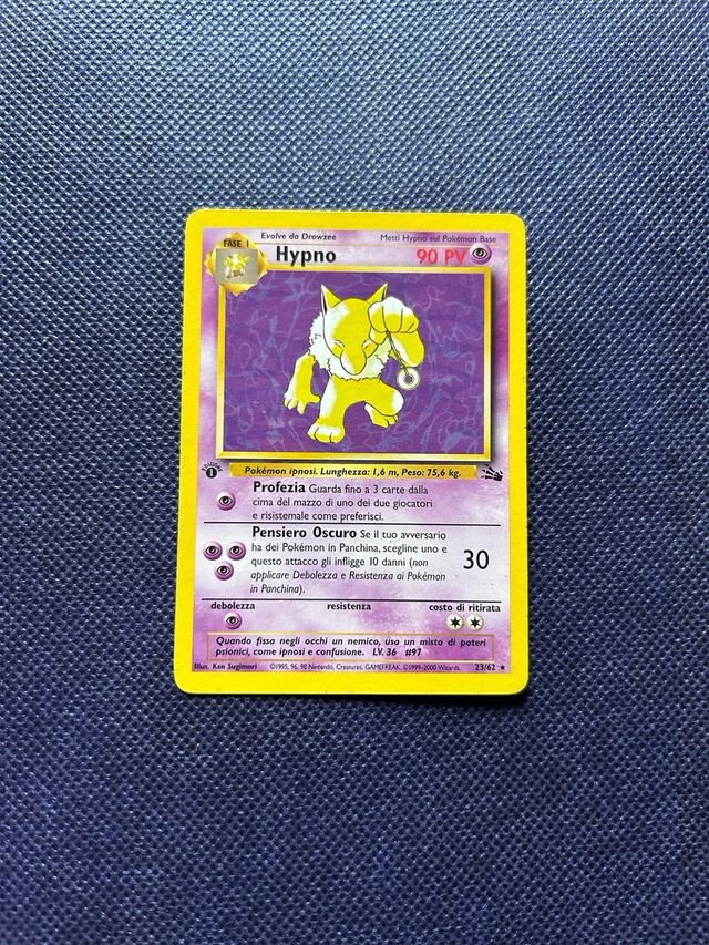 Lotto Carte Pokemon Vintage 1 Ed.