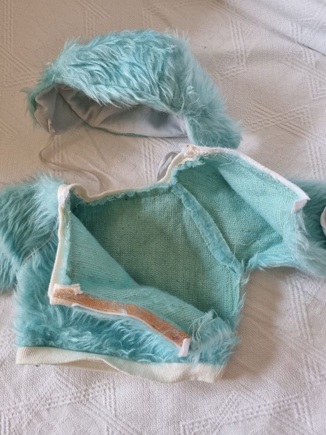 Cabbage Patch Pelliccia Sintetica Azzurro