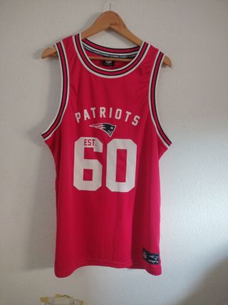 Camiseta NFL Patriots Est. 60 Roja Talla L