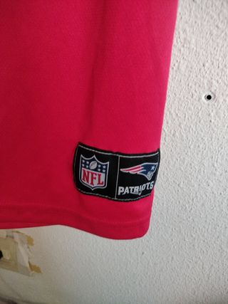 Camiseta NFL Patriots Est. 60 Roja Talla L