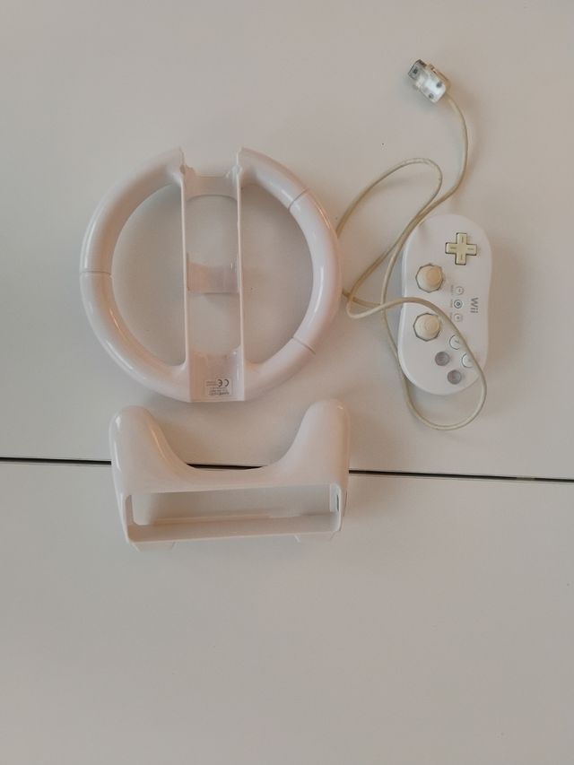 Volante Wii y Mando