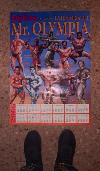 Póster Mr. Olympia 2005 Body Fitness