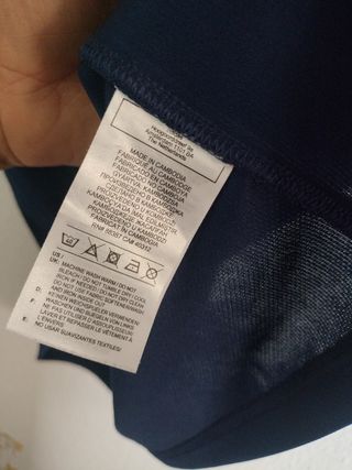 Adidas camiseta azul talla M