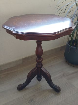 Mesa Velador Madera Octogonal