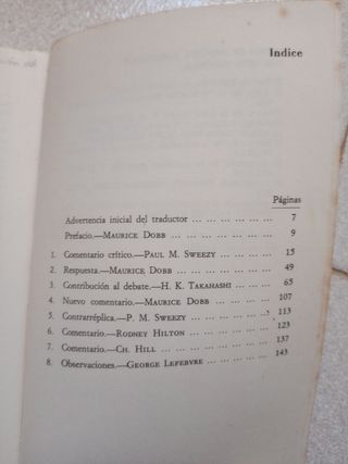 La transición del feudalismo y del esclavismo