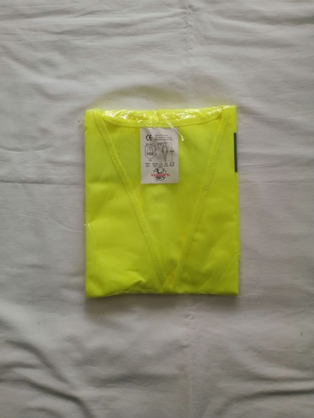 Chaleco reflectante seguridad vial