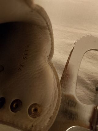 Pattini da ghiaccio bianchi taglia 34