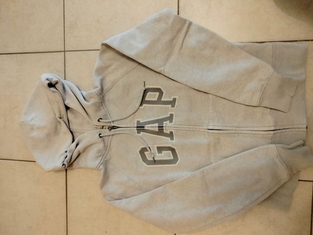 Felpa con cappuccio GAP donna S grigia