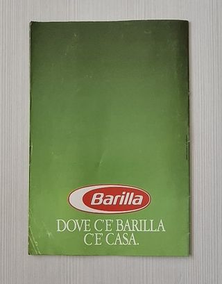 Ricettario Barilla Vintage Anni '90