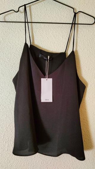 Top Mango Negro Nuevo