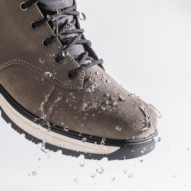 Botas de senderismo de piel cálidas hombre, NH500 High