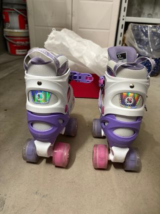 Pattini a rotelle regolabili rainbow unicorn