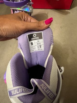 Pattini a rotelle regolabili rainbow unicorn