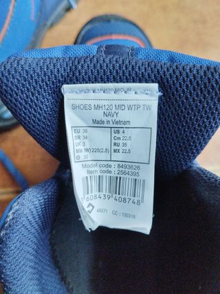 Botas de montaña Quechua niño/a impermeables T36