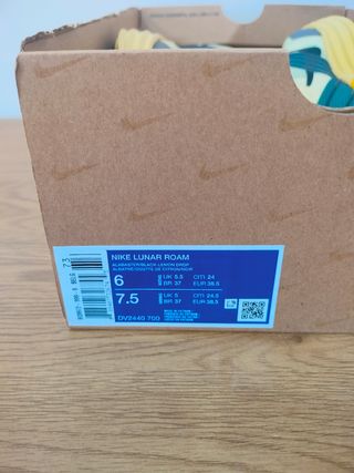 Nike Lunar Roam Talla 38.5 Sin Estrenar