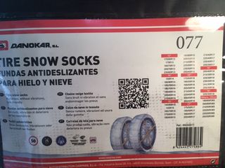 Cadenas Danokar 077 textiles para nieve.