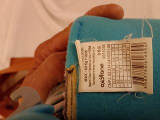 Pattini in linea Oxelo bambini grigio/azzurro