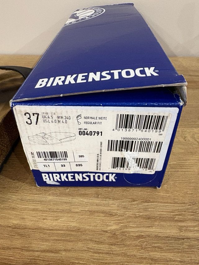 Sandalias Birkenstock Negras Talla 37