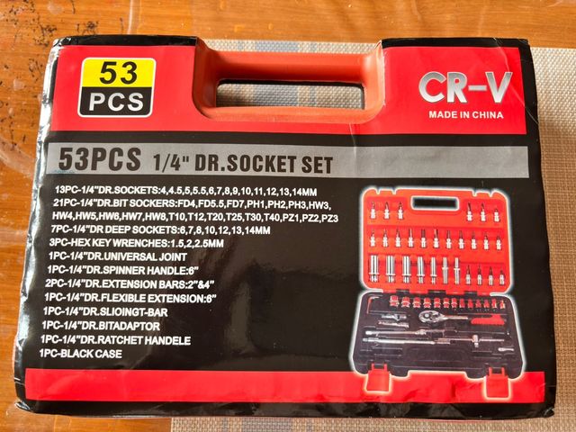 Juego de llaves de vaso 53 piezas