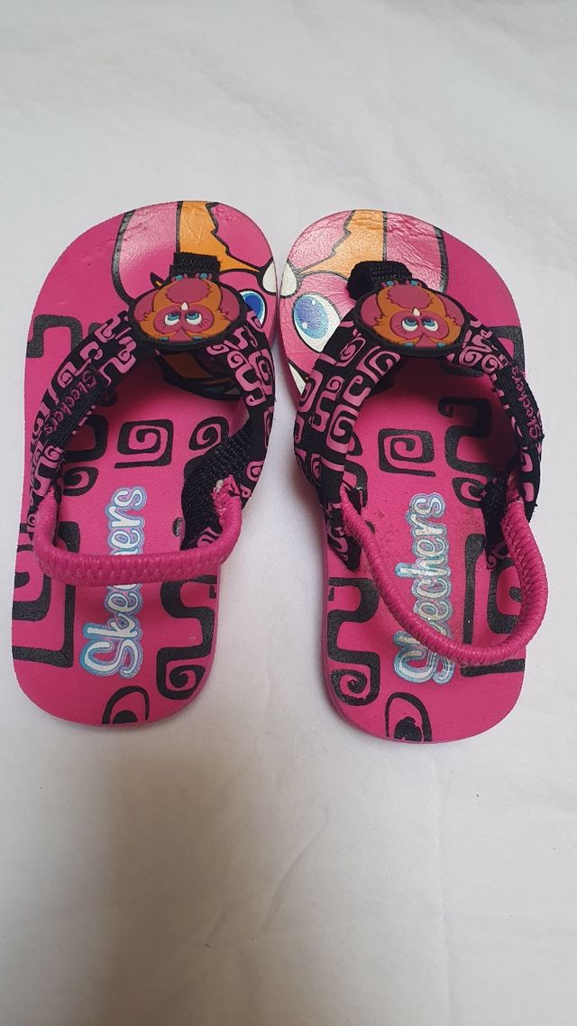 Lote 3 Chanclas / sandaliaa Verano Niña skechers y