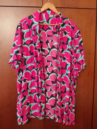 Camisa Asos Estampada Sandía Talla 4XL