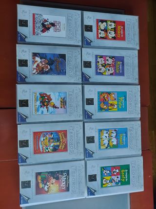 Películas VHS Disney Tesoros (Español)