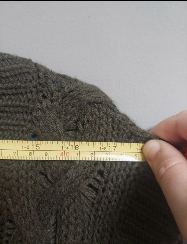 Chaleco de punto Shein verde oliva