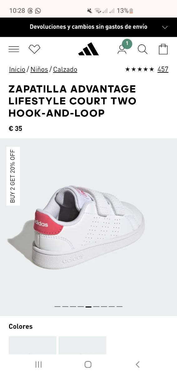 Zapatilla Adidas Advantage Lifestyle Court