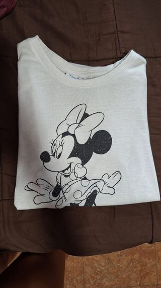 Camiseta Blanca Minnie Mouse