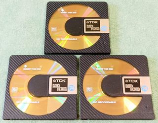 Minidisc MD de varias marcas y duraciones