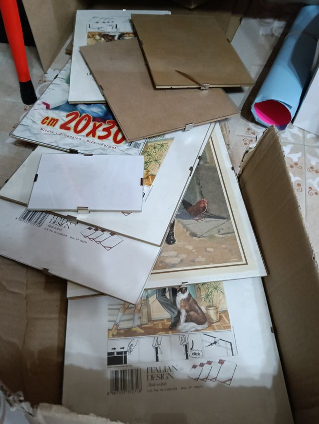 10 pezzi Cornici per foto Italian Design varie mis