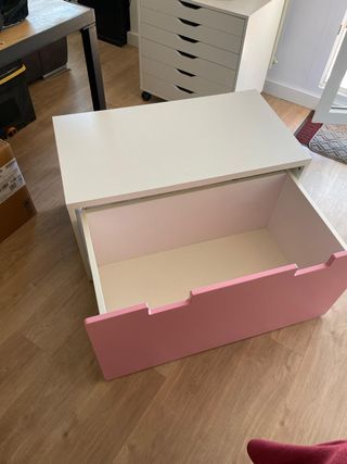 Banco con cajón de Ikea
