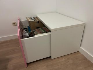 Banco con cajón de Ikea
