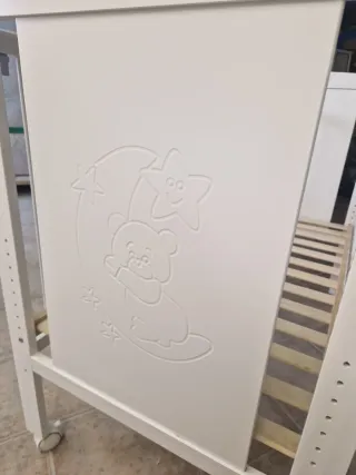 Cuna colecho madera 120x60 para niño/niña