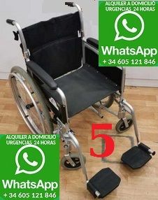 Alquiler 24 H silla de ruedas adulto/infantil