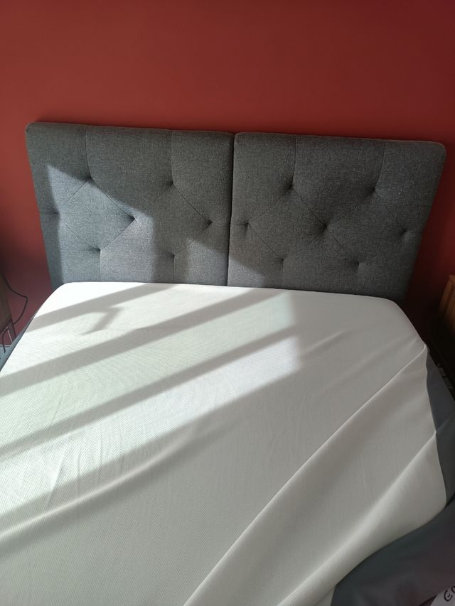 Colchón, base y cabecero Emma 135x190